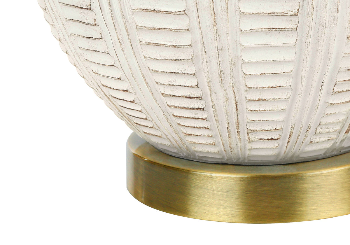 Transitional Lighting, Table Lamp, Resin - Cream by Unique Piece Furniture