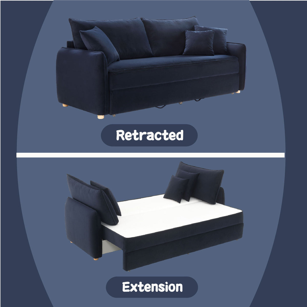 Irina - Pull Out Sleep With Storage by Unique Piece Furniture