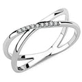 DA158 - High polished (no plating) Stainless Steel Ring with AAA Grade by Femstylo