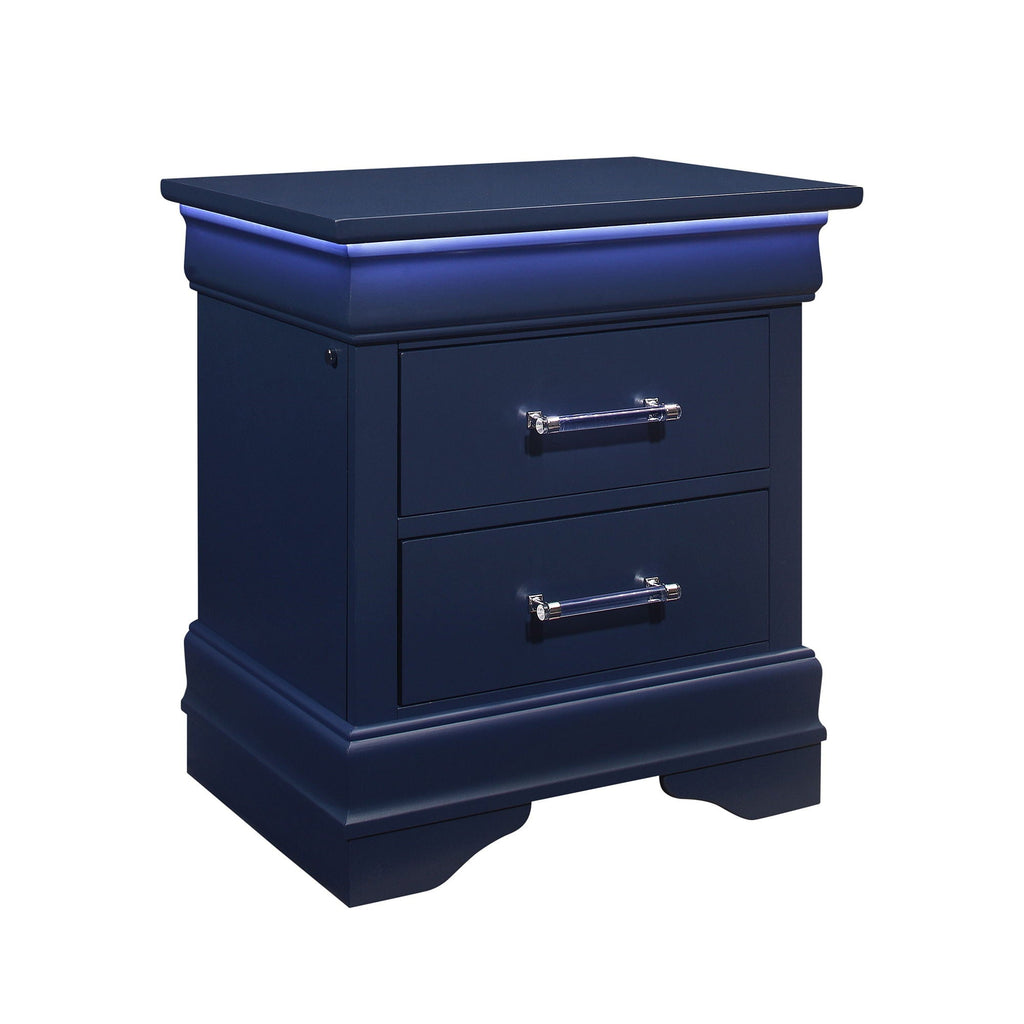 Charlston - 5 Piece Bedroom Set With LED Headboard by Unique Piece Furniture