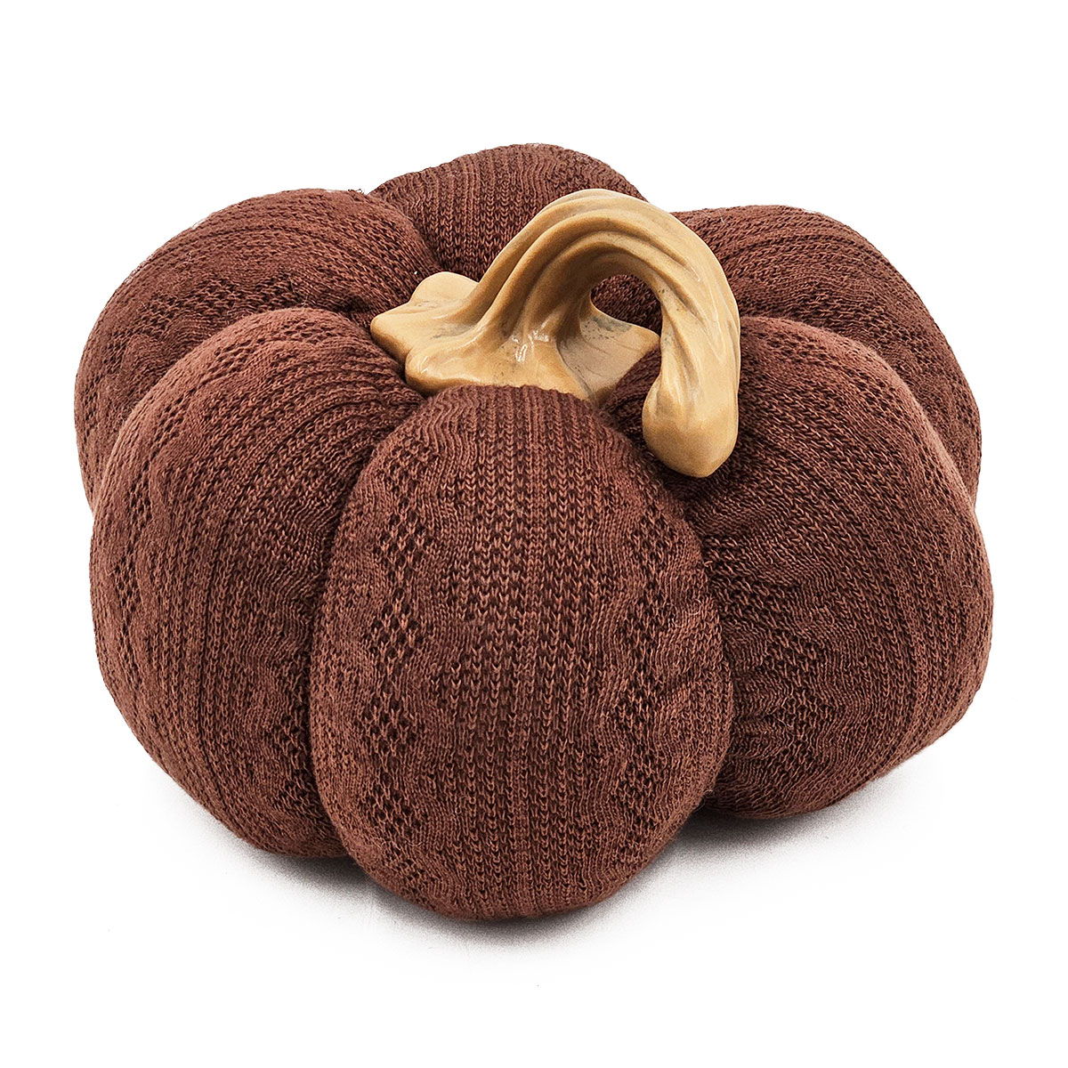 Pumpkin Ornament Decor For Holiday Harvest Festival Fall Festival & Thanksgiving (Set of 2) - Dark Brown by Unique Piece Furniture