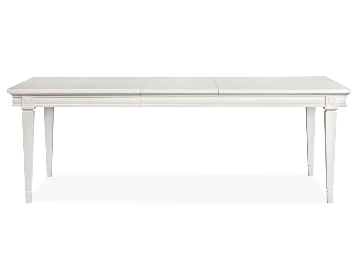 Willowbrook - Extendable Rectangular Dining Table - Egg Shell White by Unique Piece Furniture