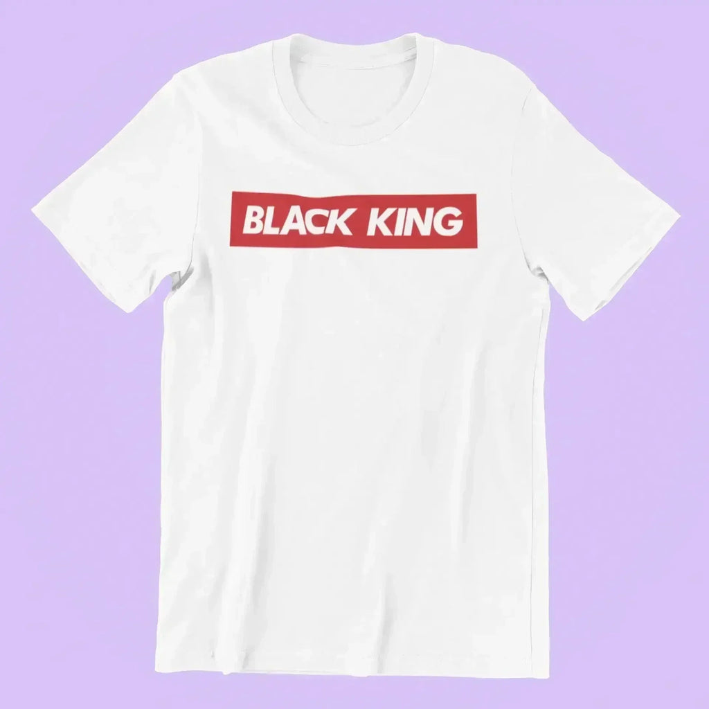 Black King T-Shirt | Premium Gildan Tee, 100% Cotton by Femstylo