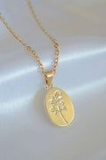 “Bouquet de Roses” 24K Classy Floral Necklace by Femstylo