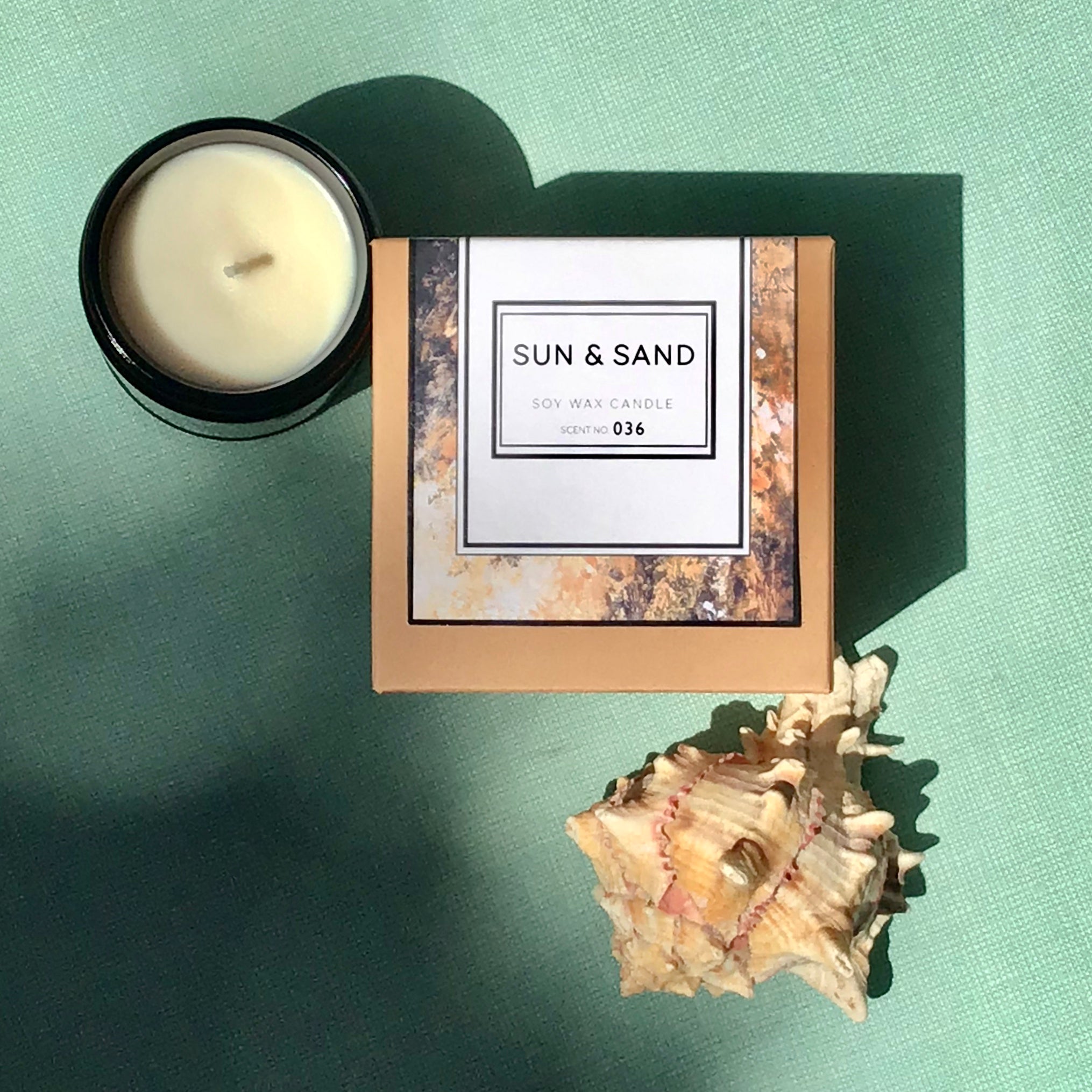 Sun + Sand Soy Wax Candle by Indigo Poseidon