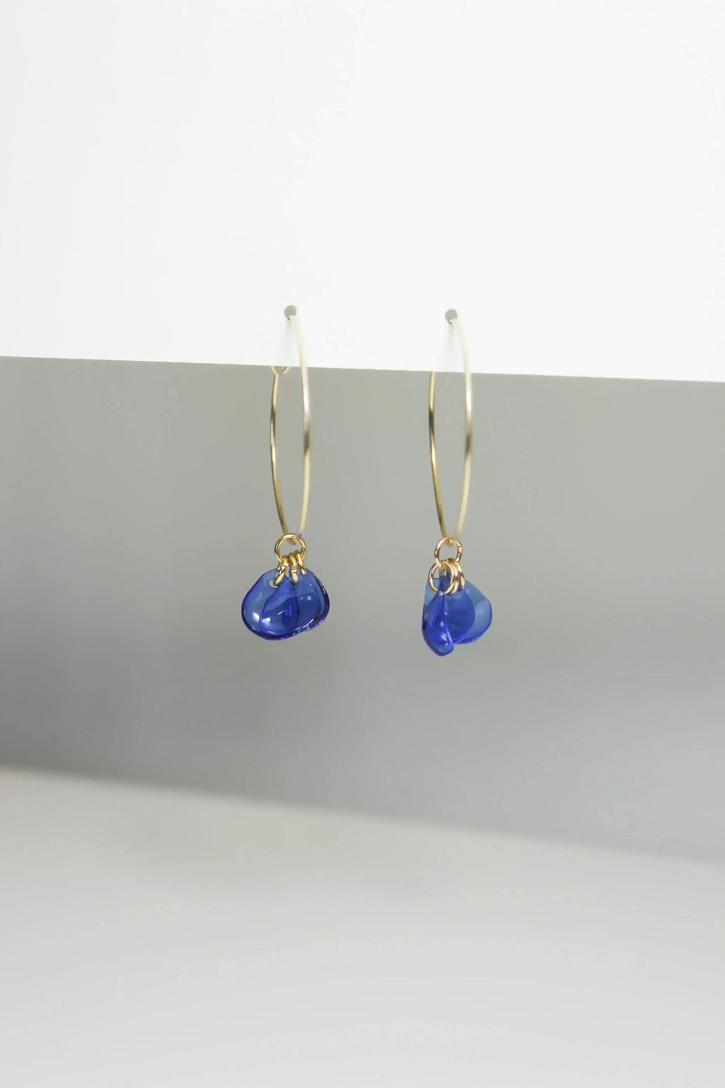 Emma Blue Hoops by Femstylo
