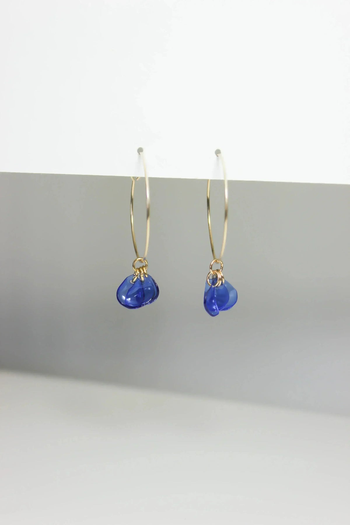 Emma Blue Hoops by Femstylo