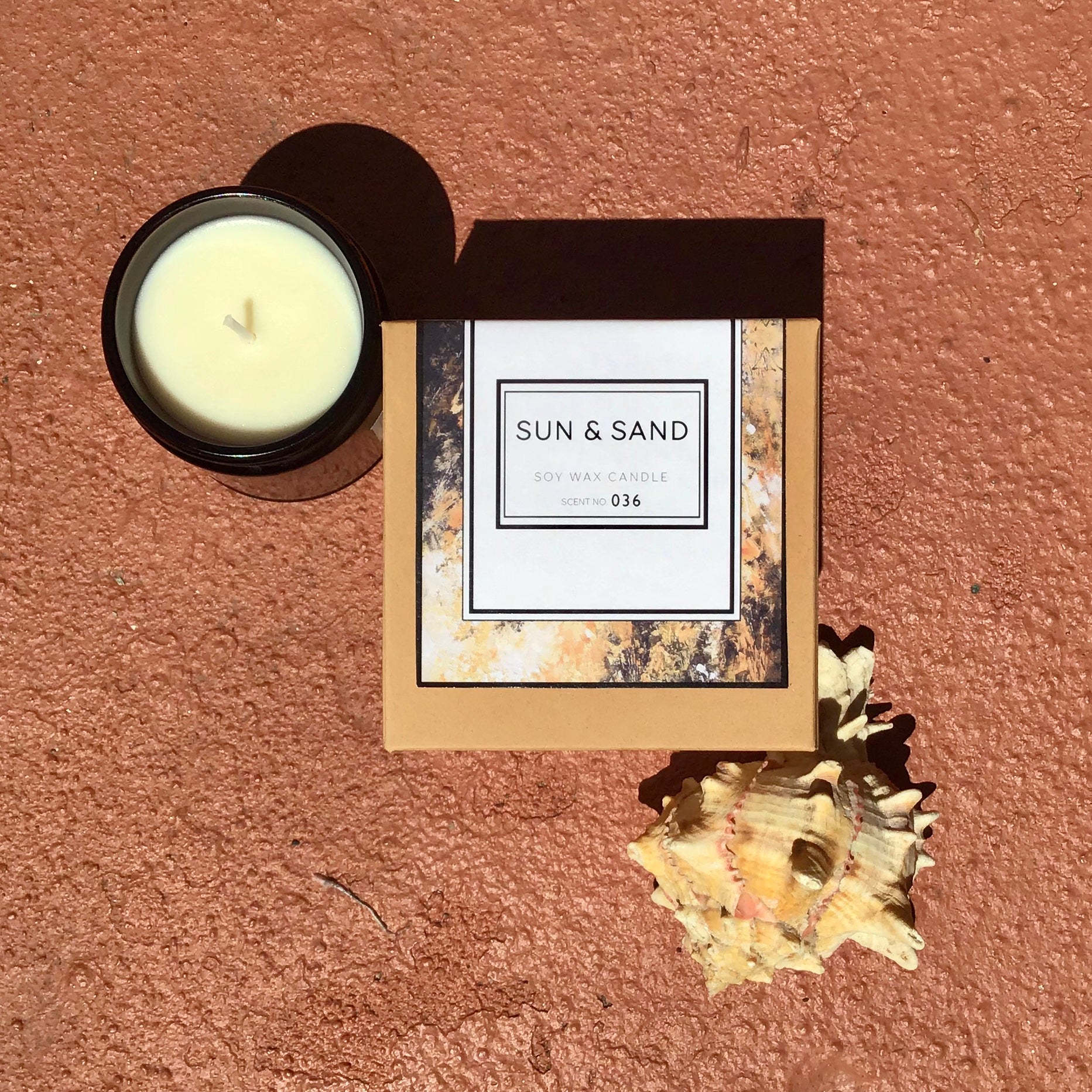 Sun + Sand Soy Wax Candle by Indigo Poseidon