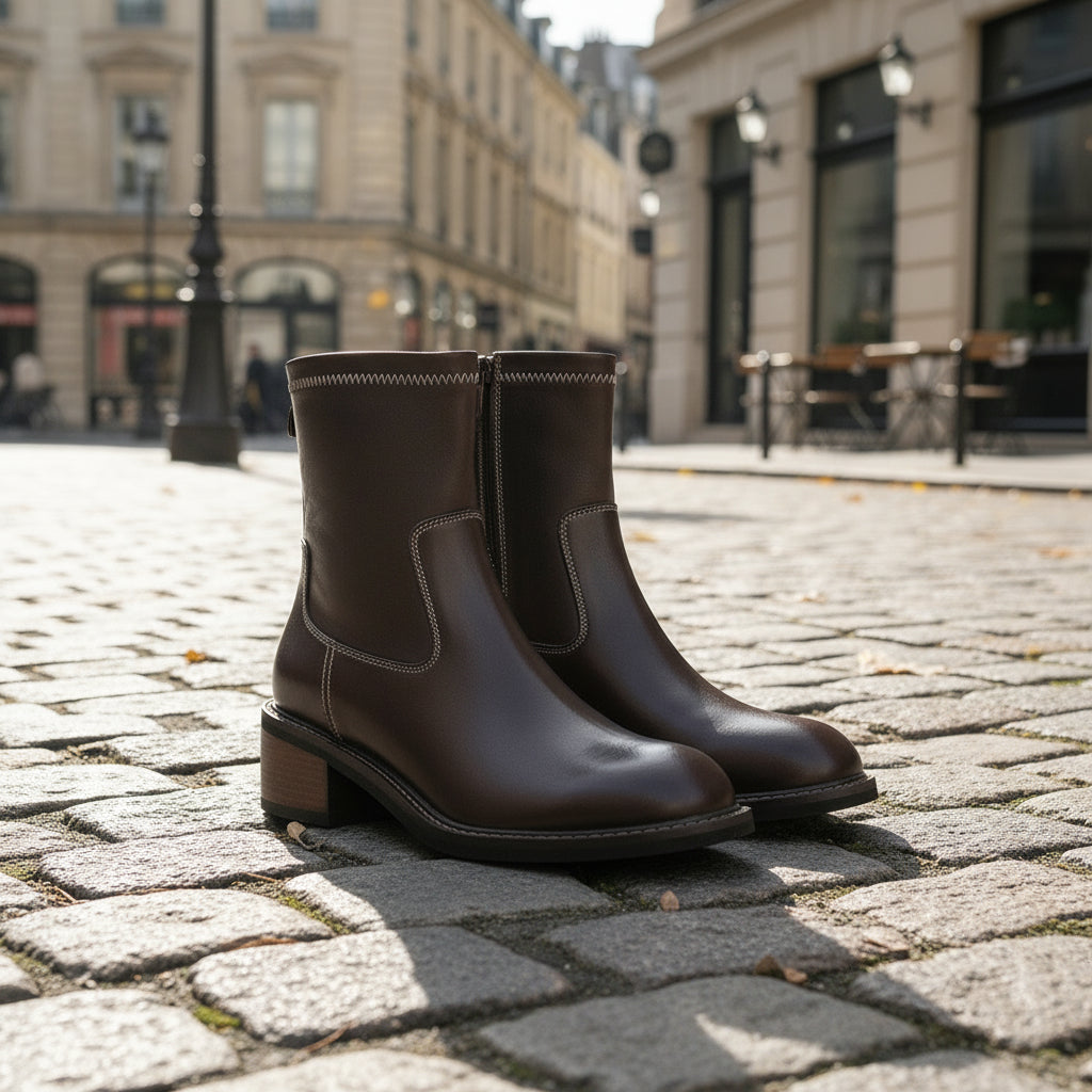 Women’s Mid-Heel Martin Boots by FitiqueFit