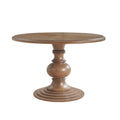 Round Pedestal Dining Table - Walnut by Unique Piece Furniture