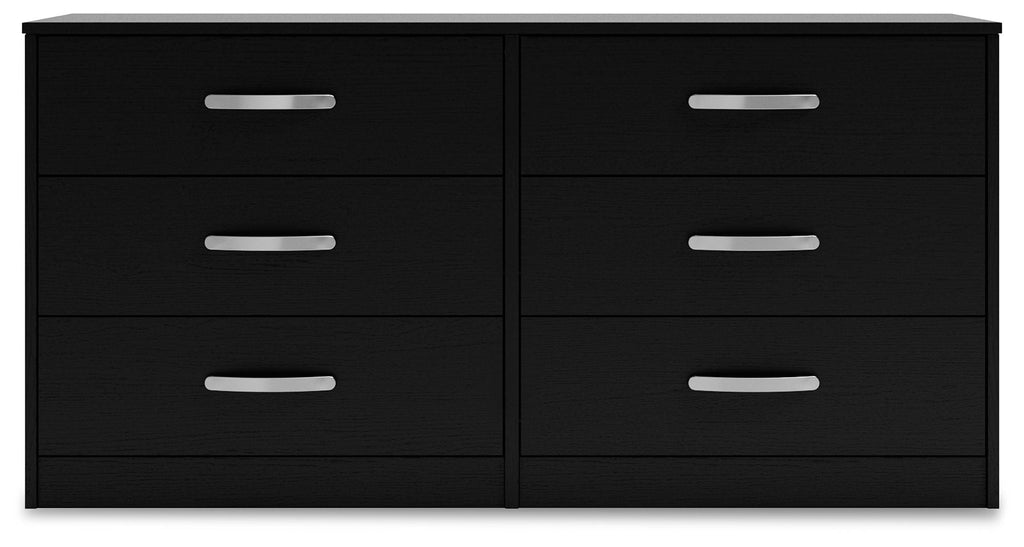 Finch - Six Drawer Dresser - 29'' Height - Black by Unique Piece Furniture
