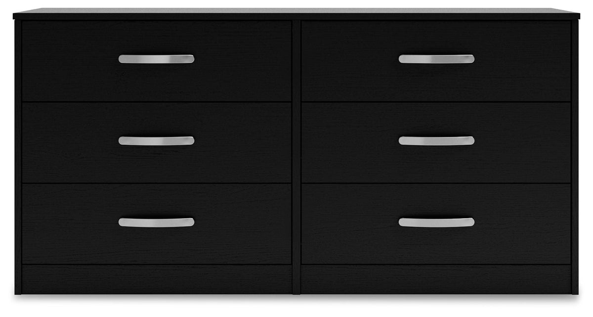 Finch - Six Drawer Dresser - 29'' Height - Black by Unique Piece Furniture