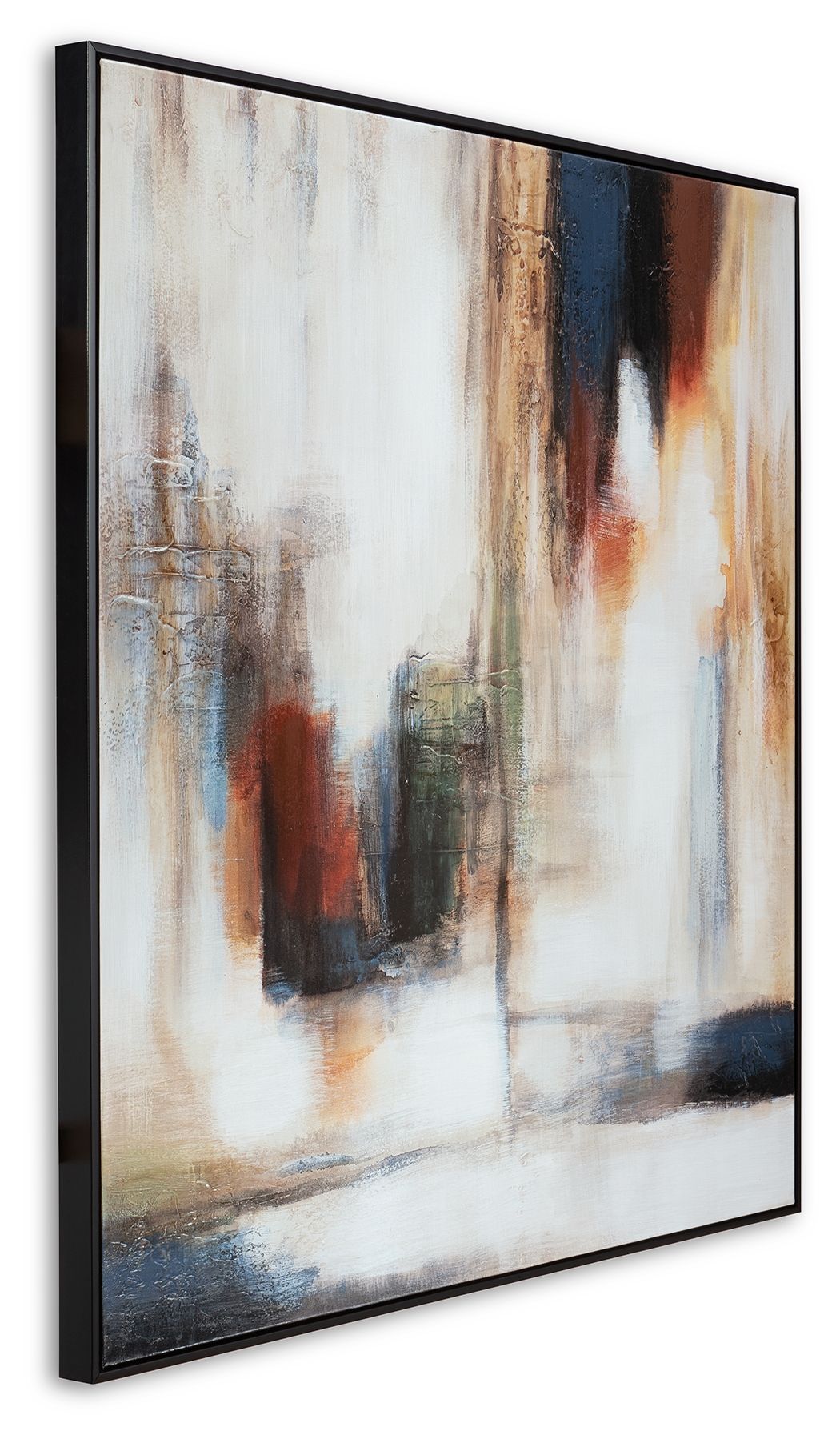 Pigeonford - Wall Art - White / Teal / Gold by Unique Piece Furniture
