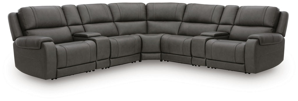 5Z - Pittson - Power Reclining Sectional by Unique Piece Furniture
