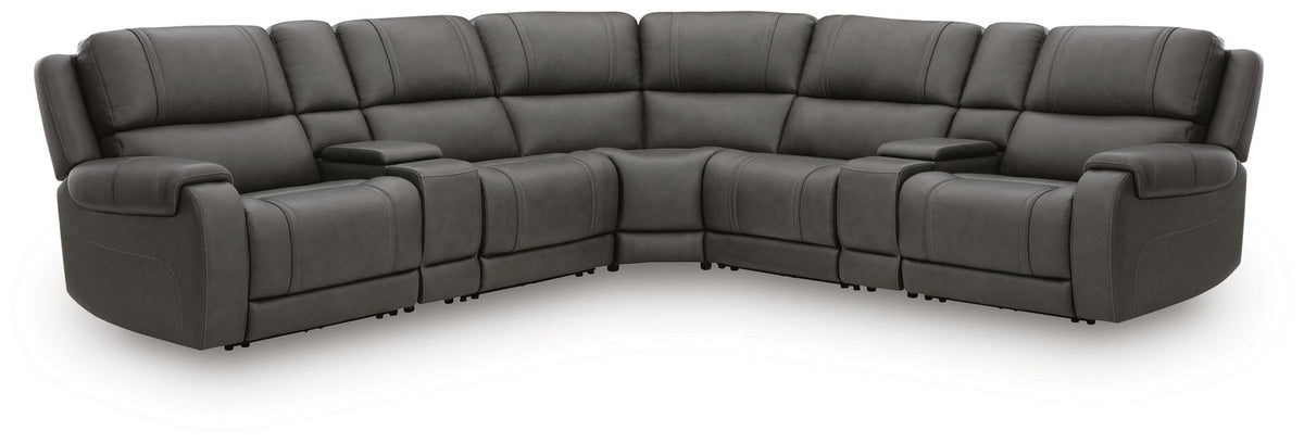 5Z - Pittson - Power Reclining Sectional by Unique Piece Furniture