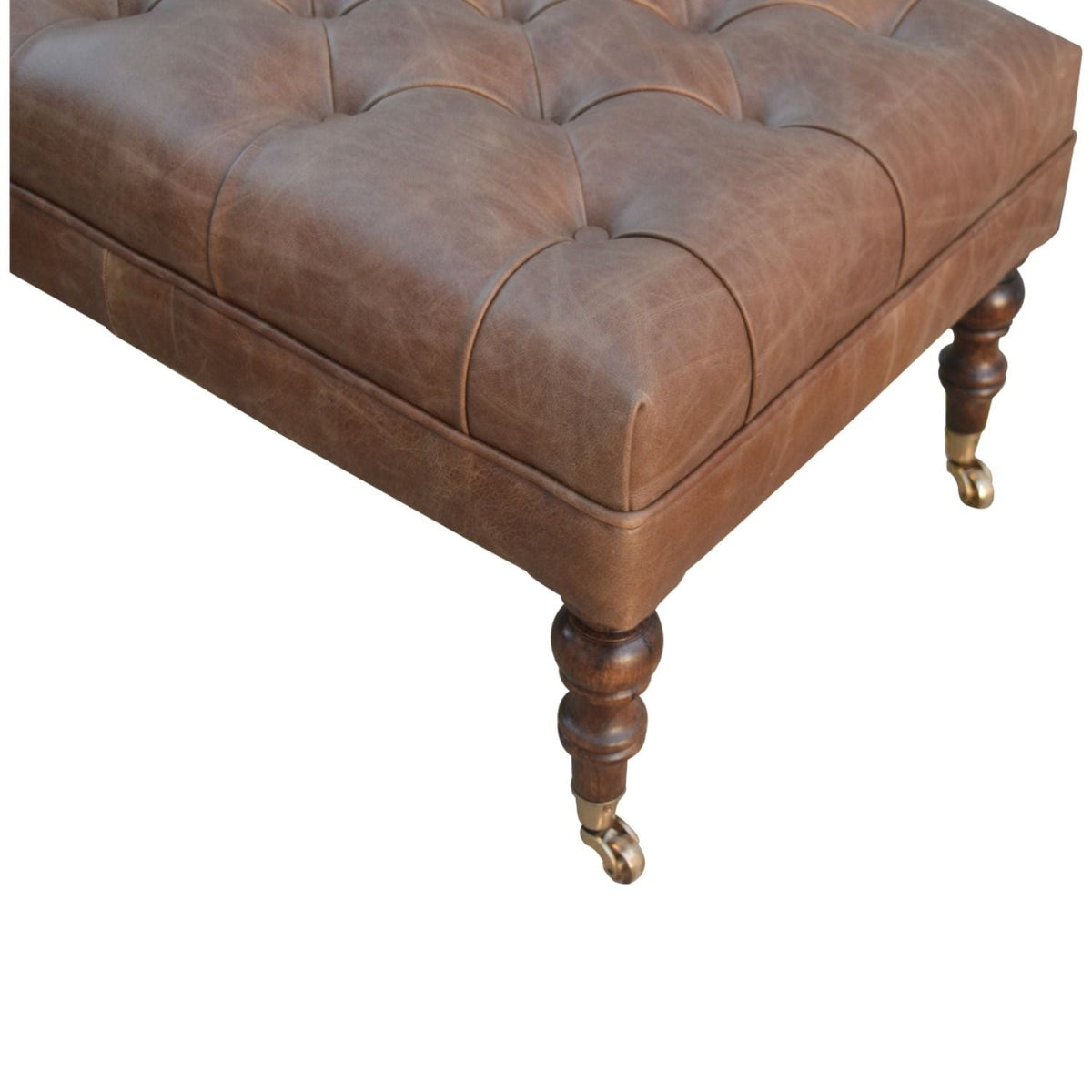 Buffalo - Ottoman With Castor Legs by Unique Piece Furniture