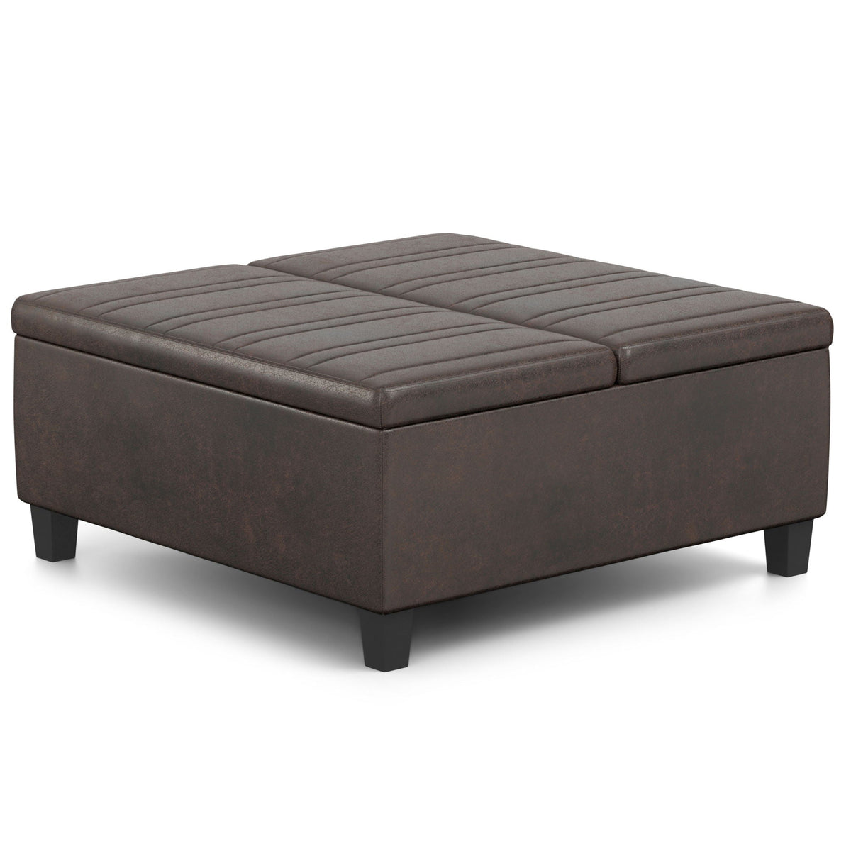 Ellis - Upholstered Coffee Table Storage Ottoman by Unique Piece Furniture
