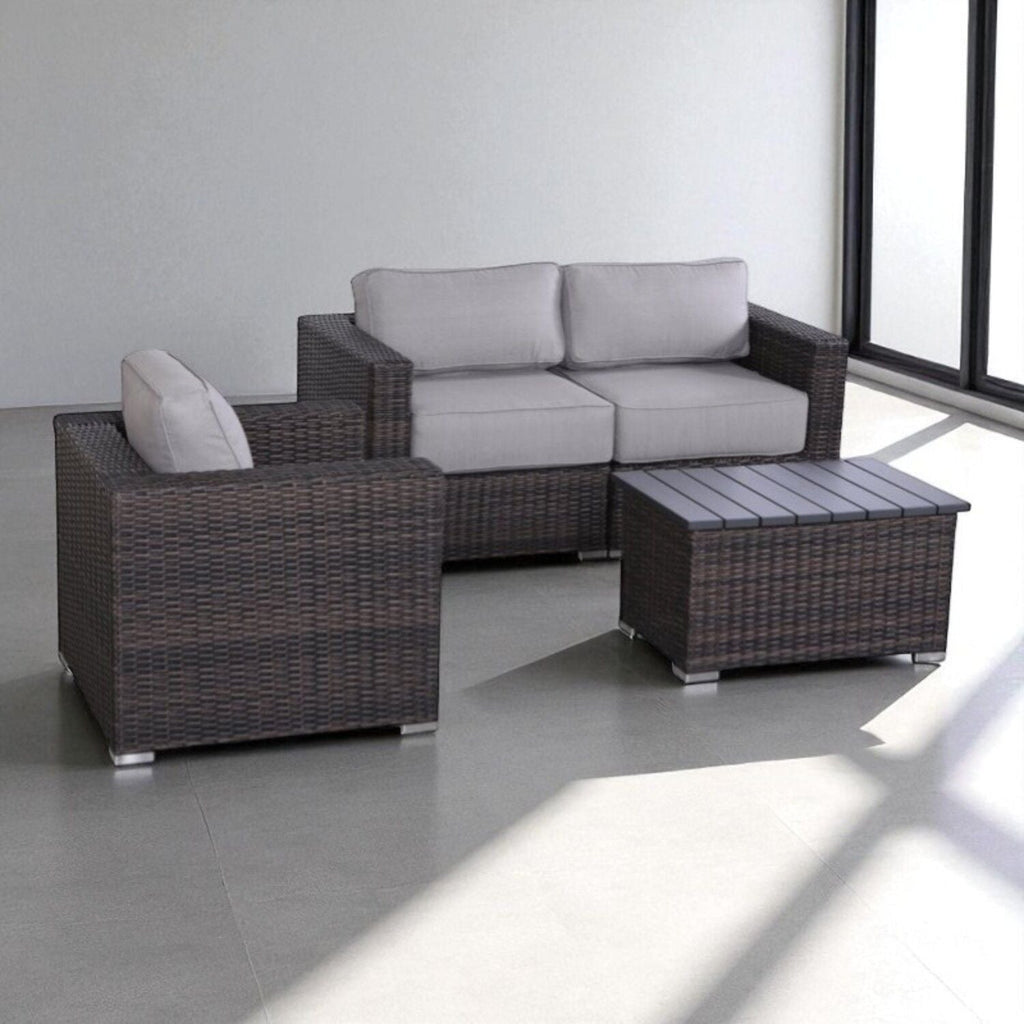 Stylish Sofa Seating Group With Cushions Perfect For Outdoor Gatherings by Unique Piece Furniture
