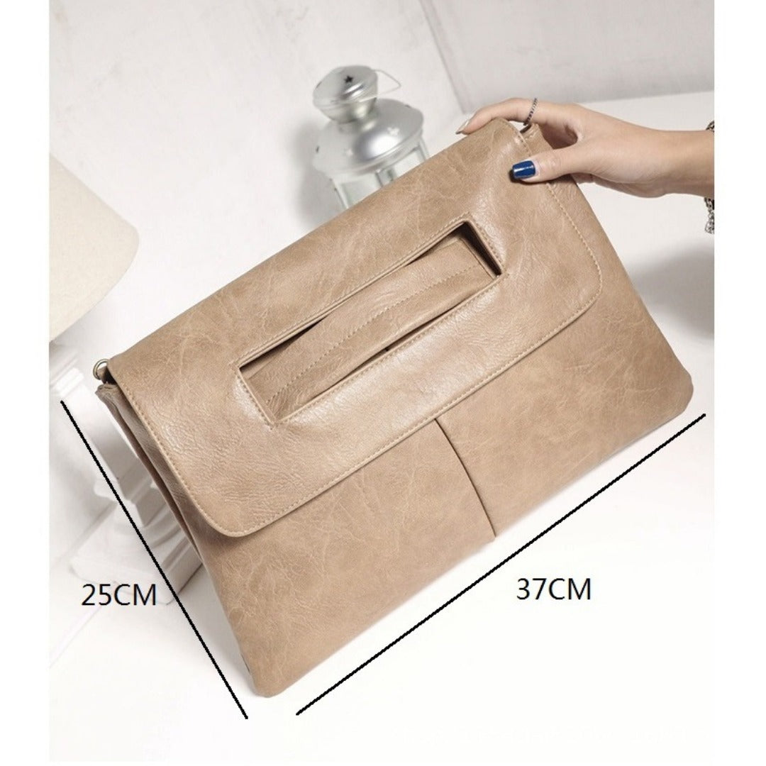 Large capacity clutch purse evening clutch bag envelope bag by SHOMICOBOUTIQUE