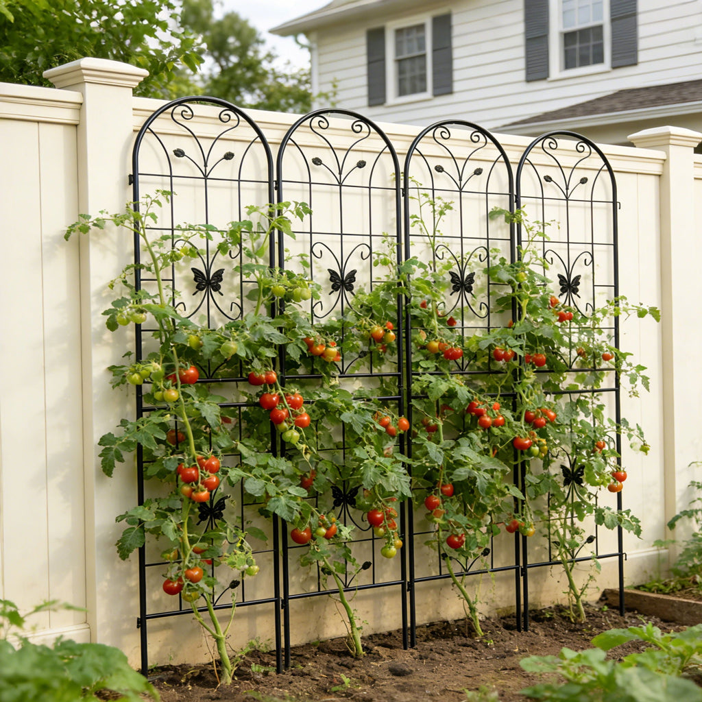 Garden Metal Trellis Rustproof Trellis For Climbing Plants Outdoor Flower Support by Unique Piece Furniture