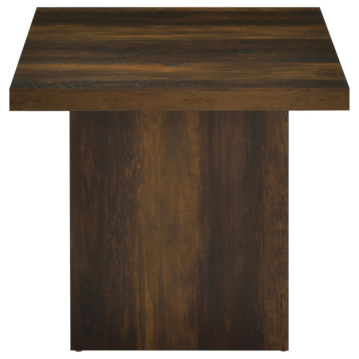 Devar 3-piece Square Coffee and End Table Set Dark Pine by Unique Piece Furniture