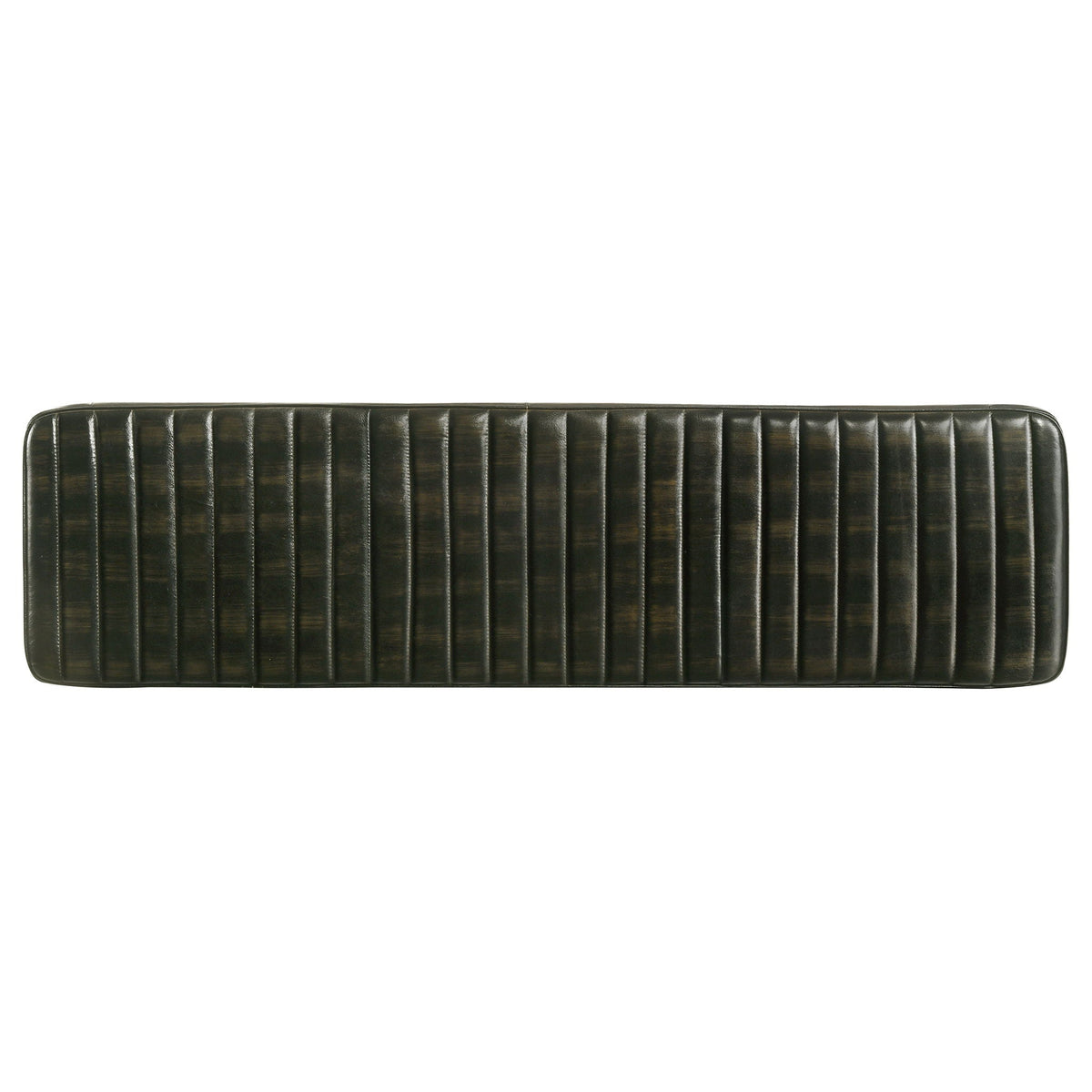 Misty Leather Upholstered Dining Bench Antique Espresso by Unique Piece Furniture