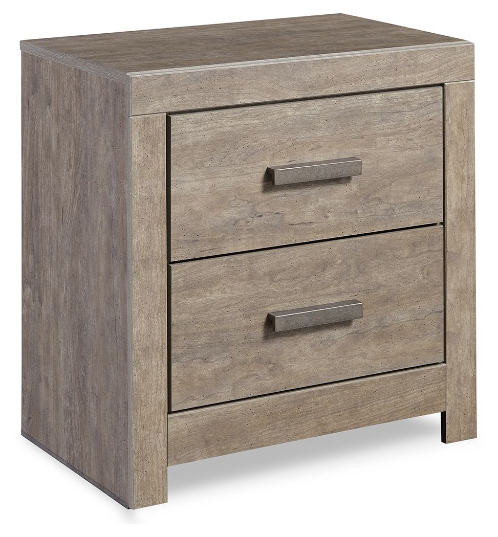 Culverbach - Two Drawer Night Stand - Gray by Unique Piece Furniture