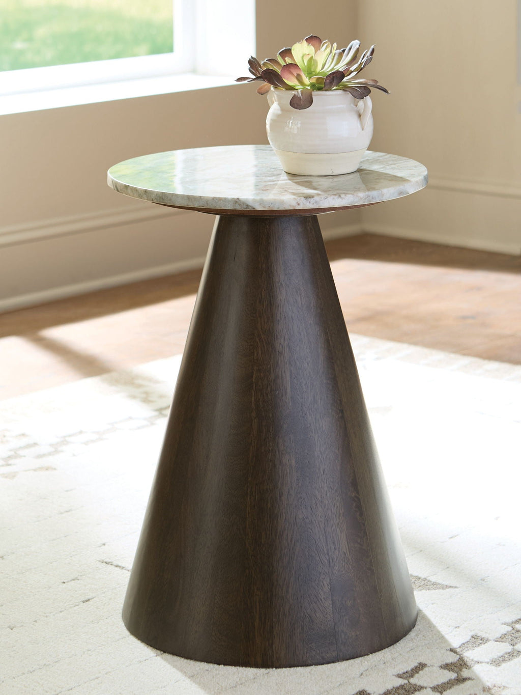Waltnor - Accent Table - Gray / White / Brown by Unique Piece Furniture