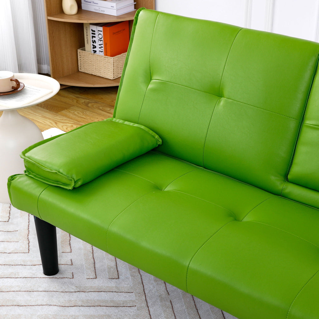 Sofa Bed With Foldable Design And Cup Holder by Unique Piece Furniture