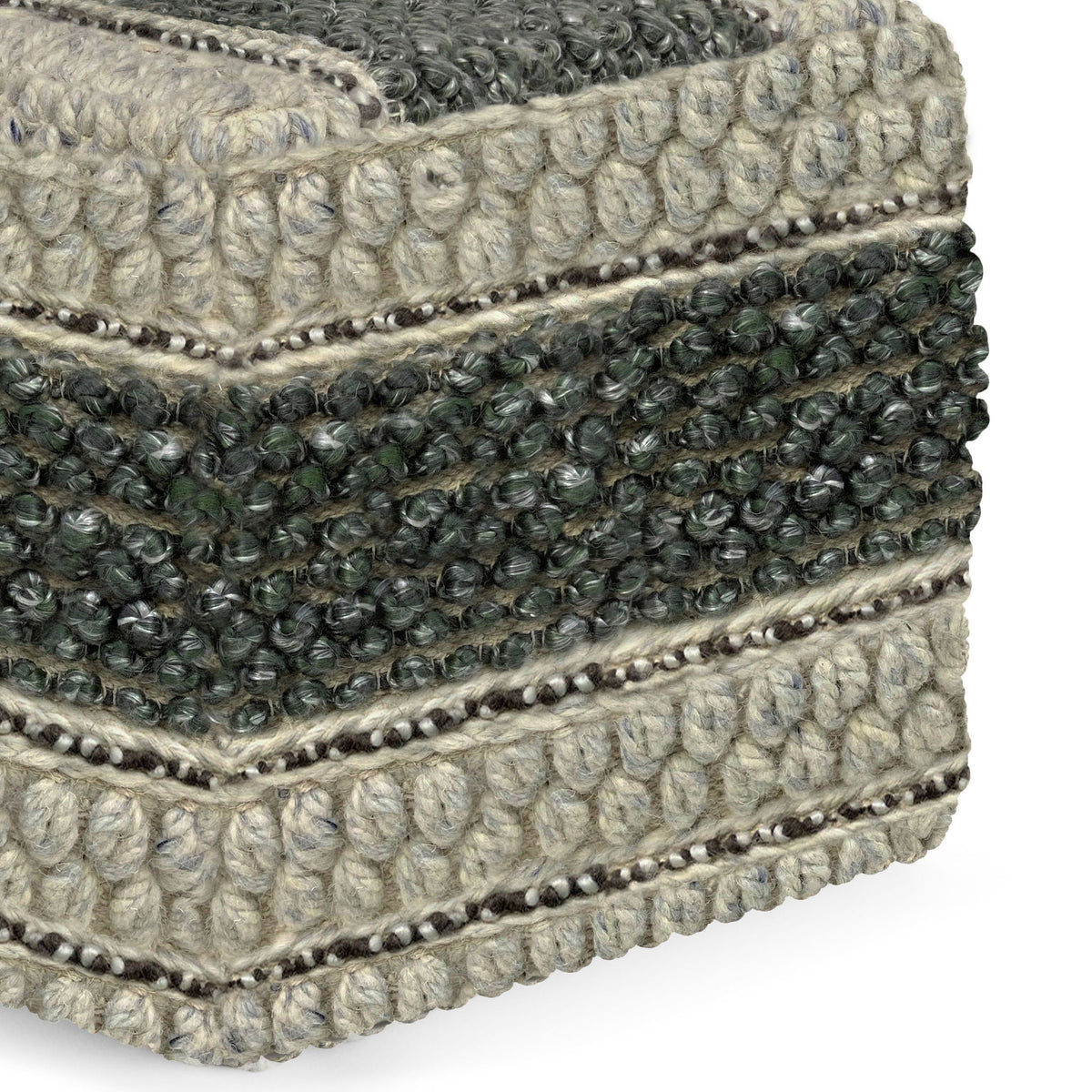 Grady - Handcrafted Square Pouf by Unique Piece Furniture