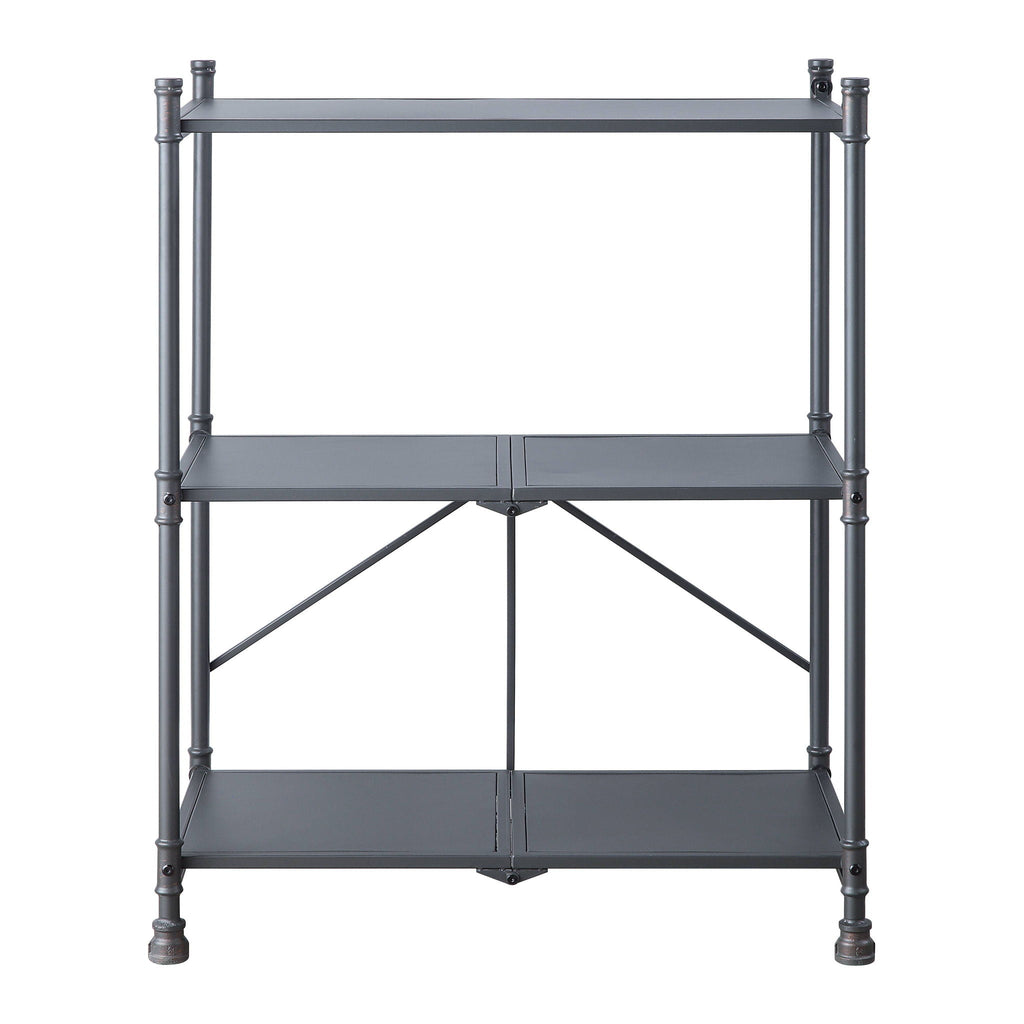 Cordelia - Hand-Brushed Console Table - Black / Bronze by Unique Piece Furniture