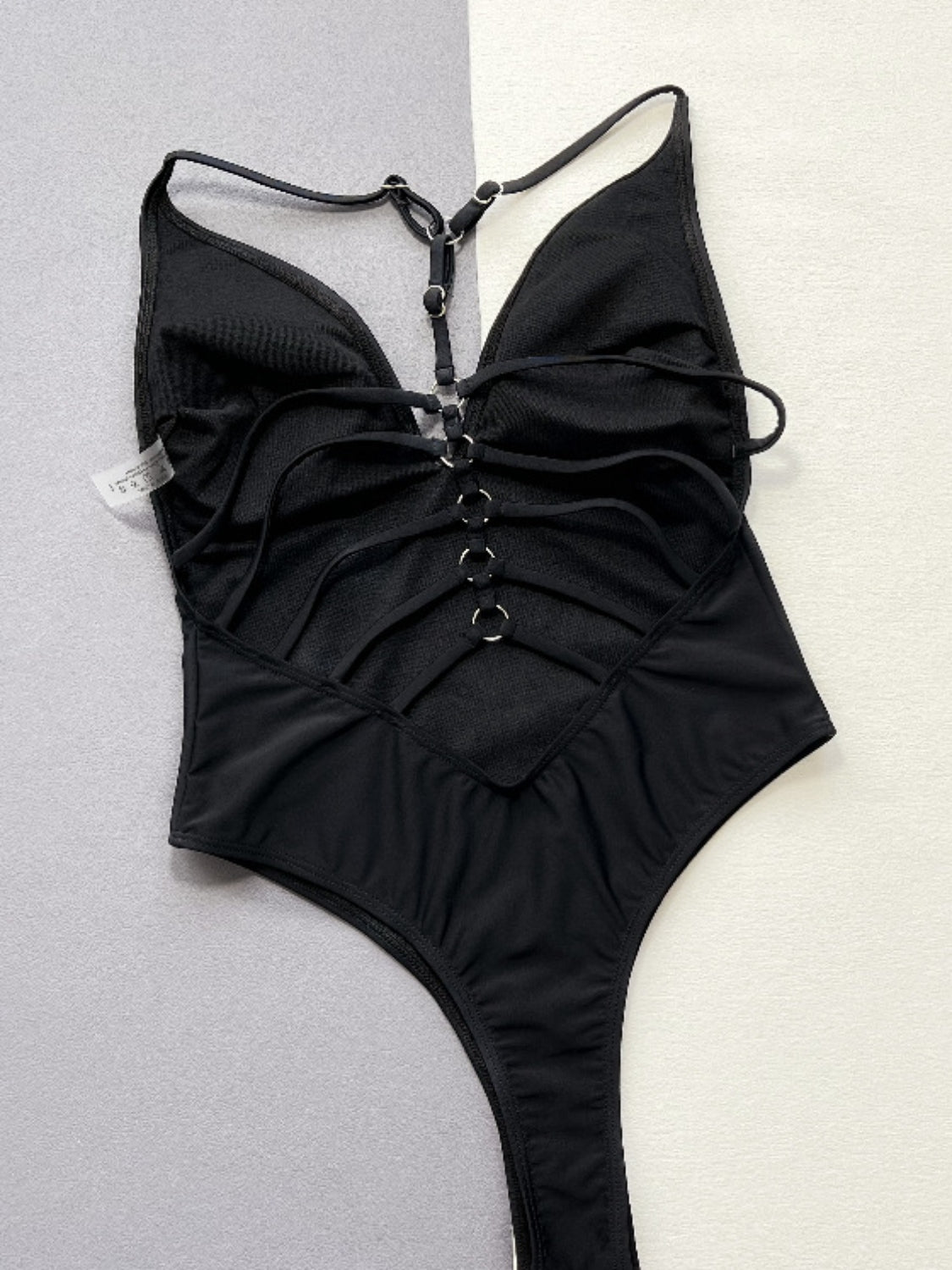 Cutout Plunge Spaghetti Strap One-Piece Swimwear by Wild and Free Boutique