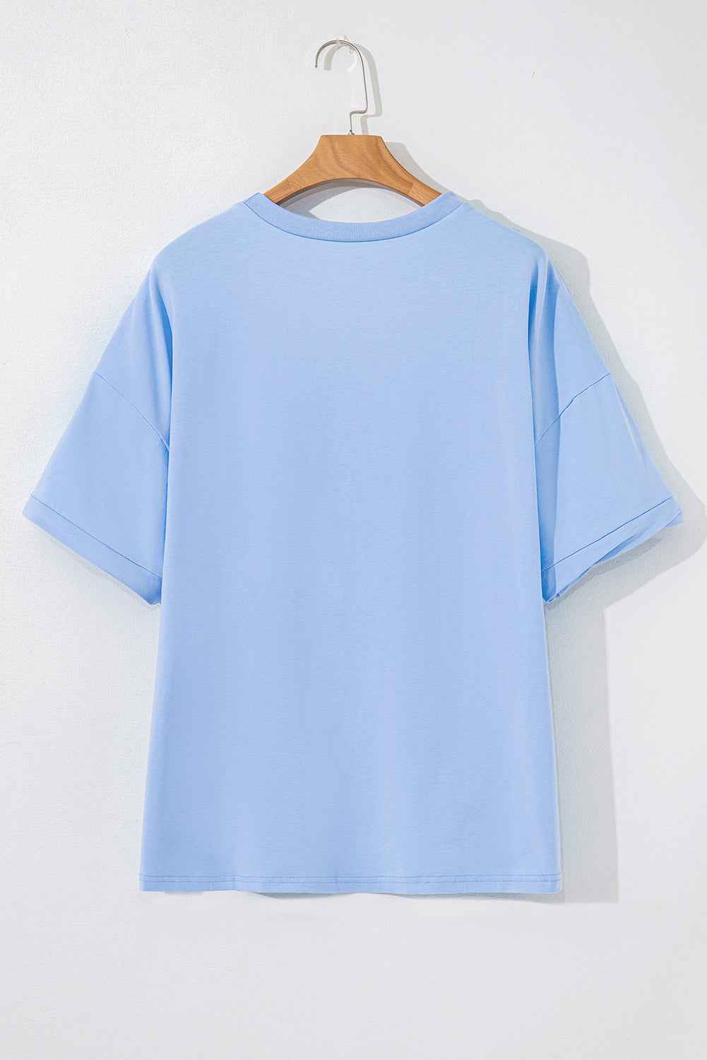 Myosotis Loose Half Sleeve Hi Low Hem T Shirt by Wild and Free Boutique