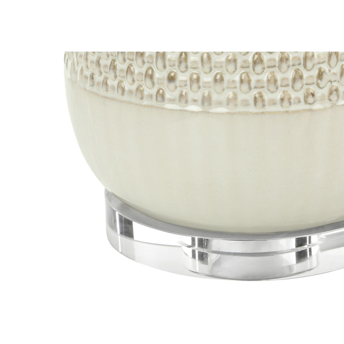 Contemporary Lighting, Table Lamp, Ceramic, Resin - Cream by Unique Piece Furniture