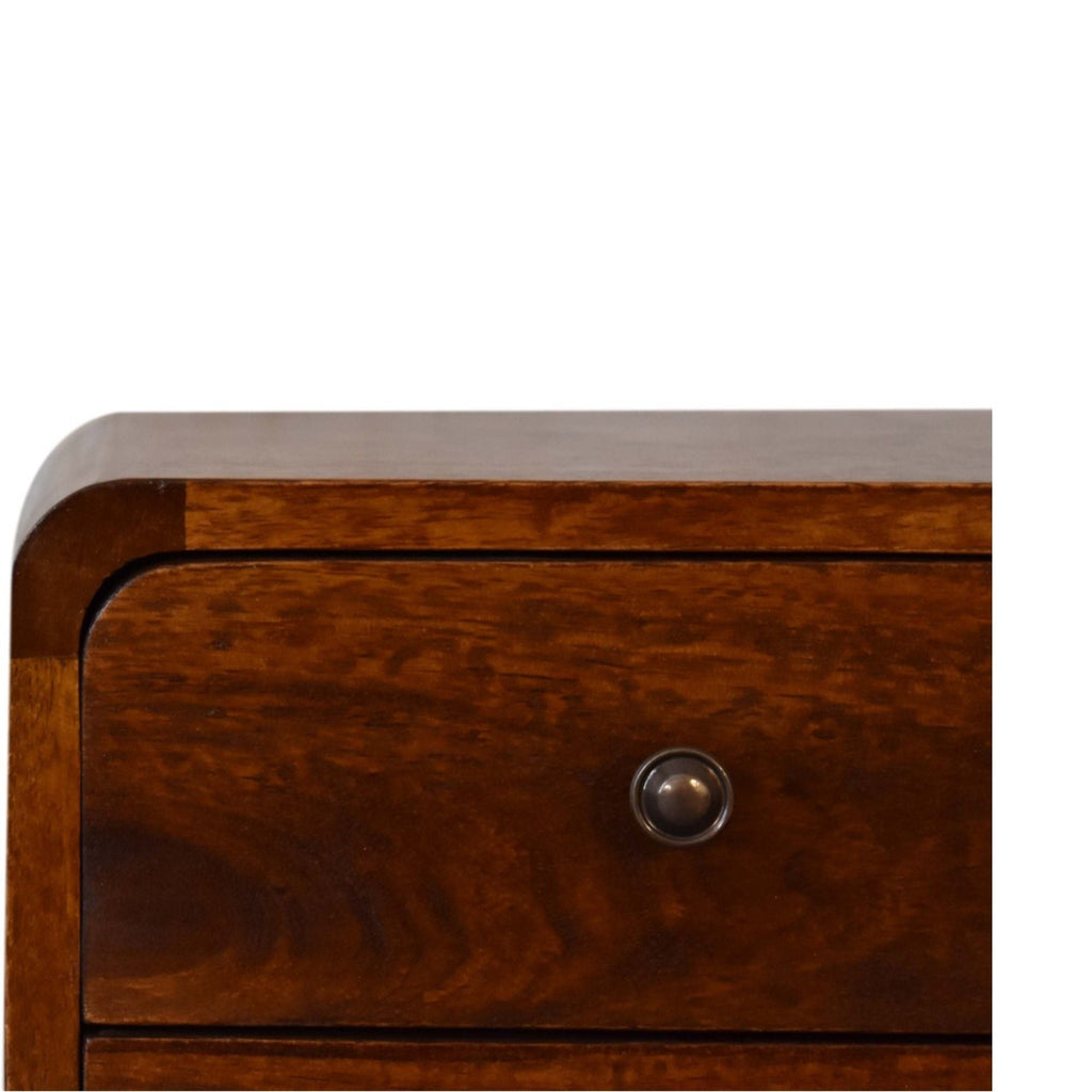 Curved Nightstand by Unique Piece Furniture