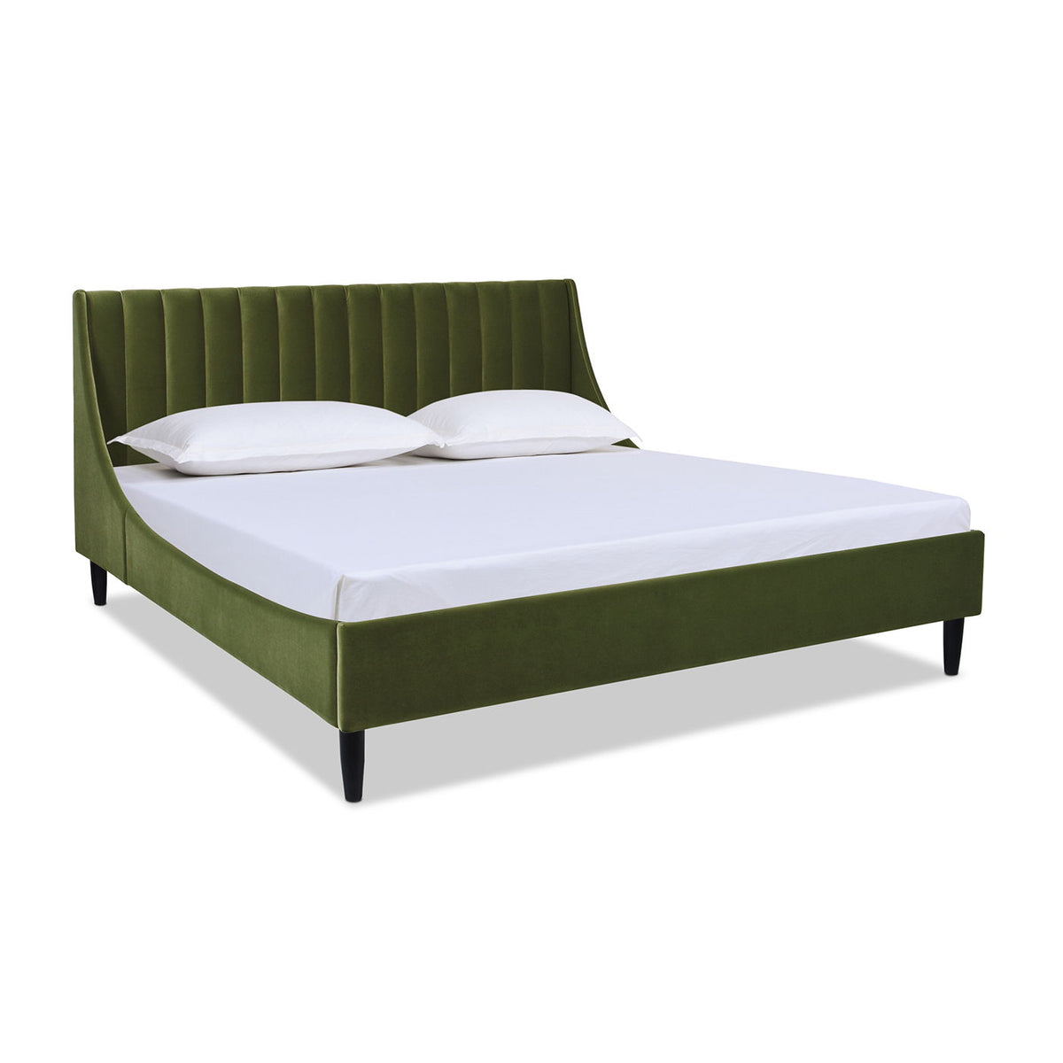 Aspen - Vertical Tufted Modern Headboard Platform Bed Set by Unique Piece Furniture