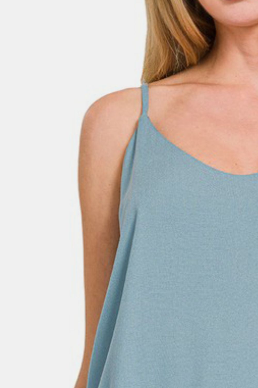 Zenana Two Layered Spaghetti Strap Cami by Wild and Free Boutique