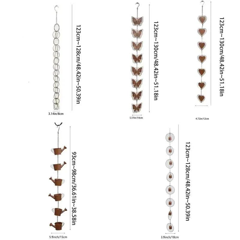 Decorative Rain Chain for Gutters by DailySale