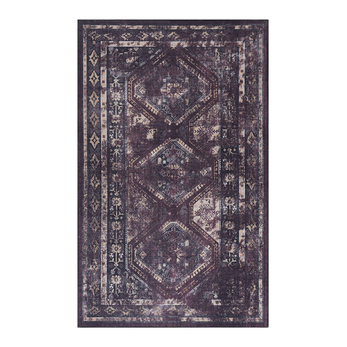 Maval - Trendy Area Rug, Washable by Unique Piece Furniture