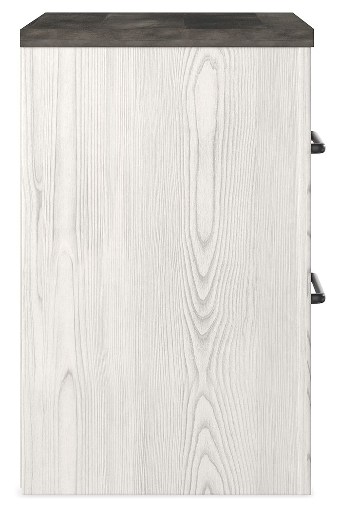 Gerridan - Two Drawer Night Stand - White / Gray by Unique Piece Furniture