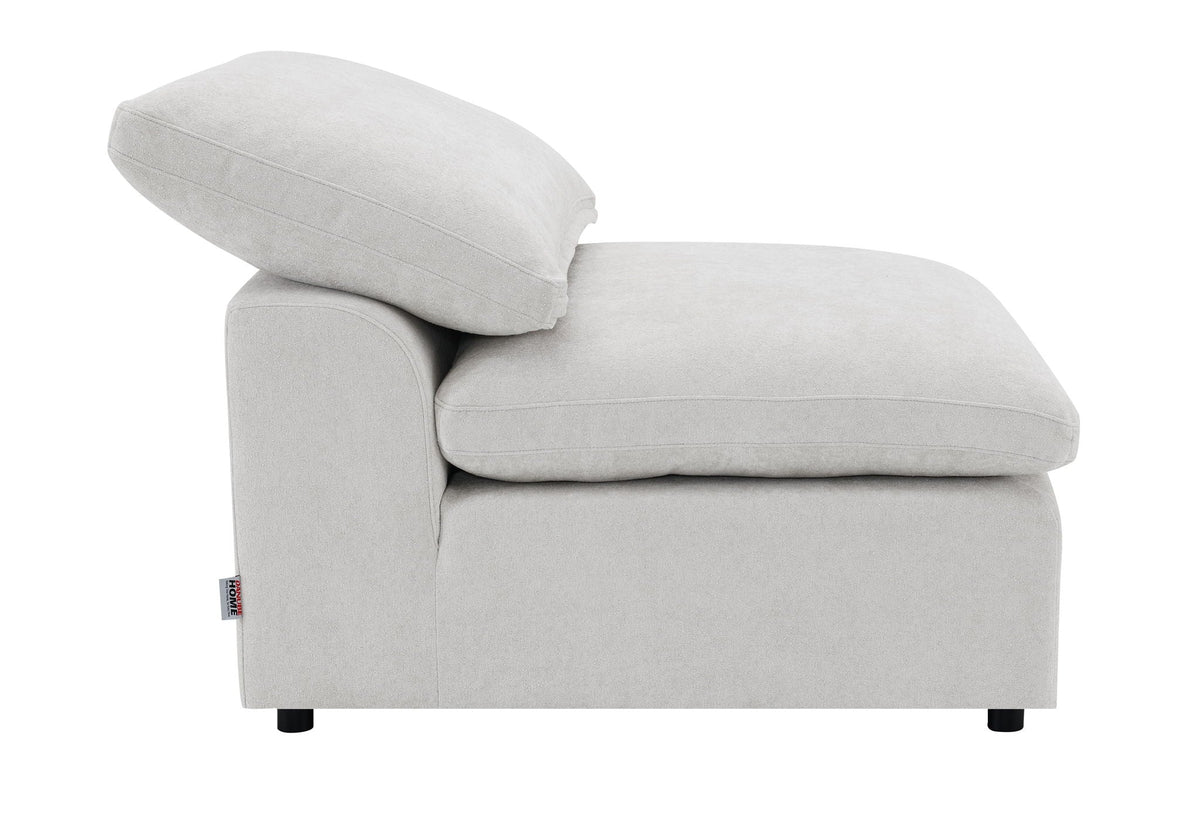 Naveen - 6 Piece Modular Sectional - Ivory by Unique Piece Furniture