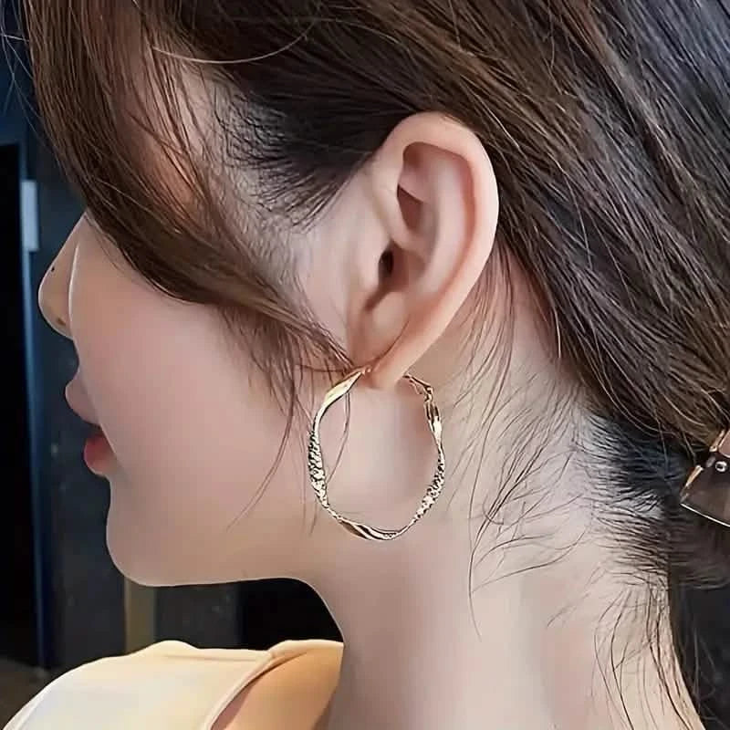 Delicate Silky Texture Design Women's Earrings by DailySale
