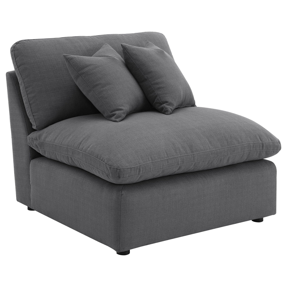 Hobson 6-piece Upholstered Modular Sectional Sofa Charcoal by Unique Piece Furniture