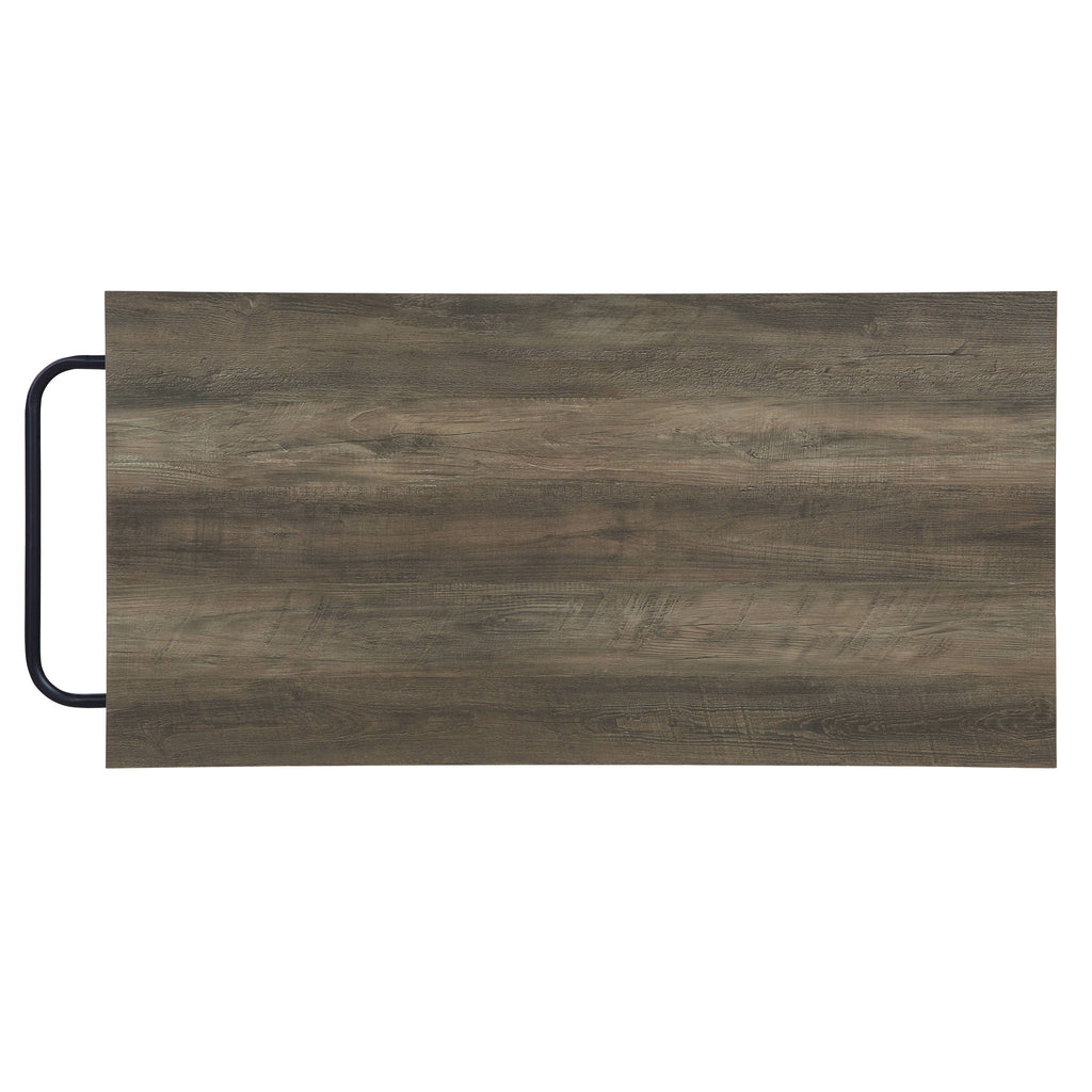 Lona - Kitchen Island - Rustic Oak / Black by Unique Piece Furniture