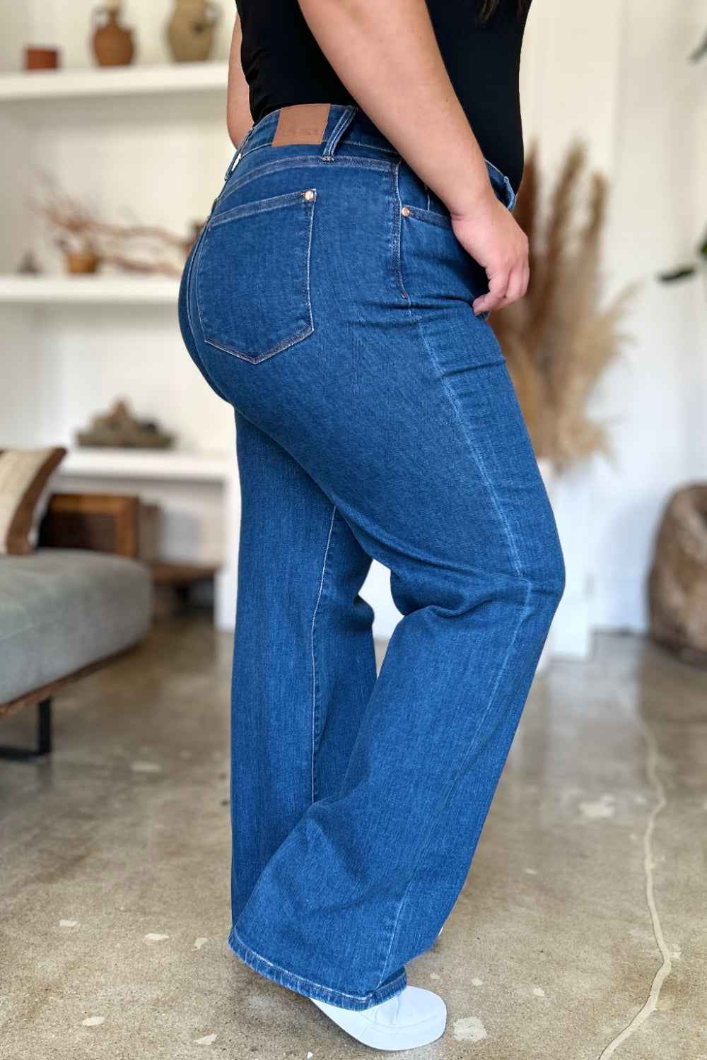 Judy Blue Full Size High Rise Straight Jeans by Wild and Free Boutique