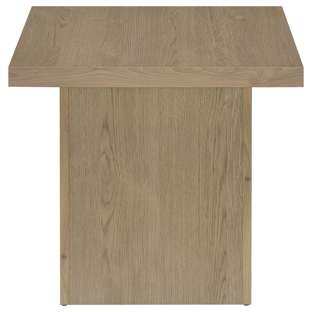 Devar 3-piece Square Cocktail Coffee End Table Set Latte by Unique Piece Furniture