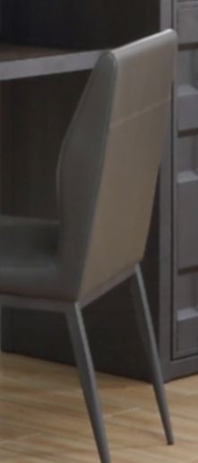 Cargo - Synthetic Leather Chair - Gunmetal by Unique Piece Furniture