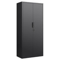 2 Door File Cabinet With Lock, 4 Adjustable Shelves, Heavy-Duty by Unique Piece Furniture