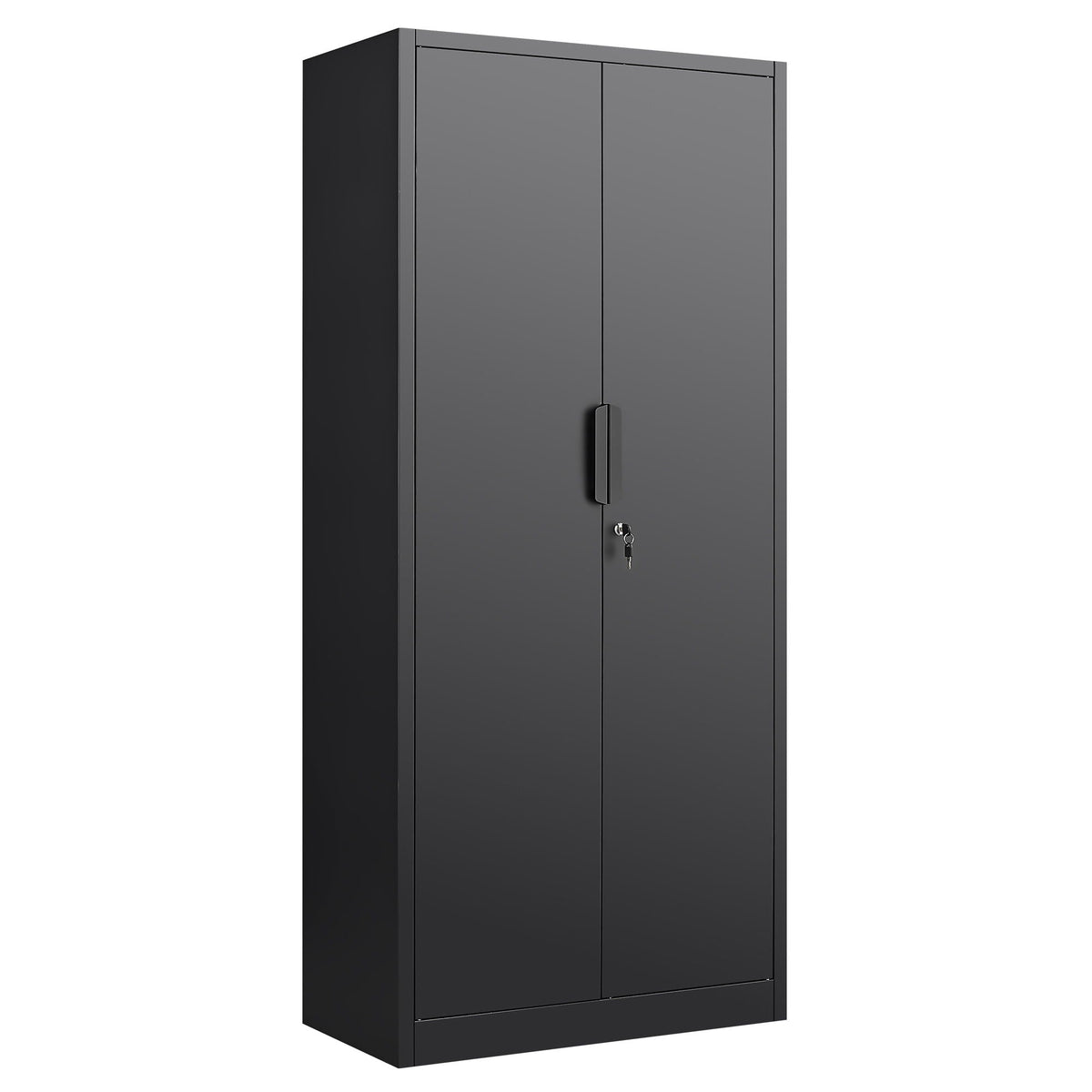2 Door File Cabinet With Lock, 4 Adjustable Shelves, Heavy-Duty by Unique Piece Furniture