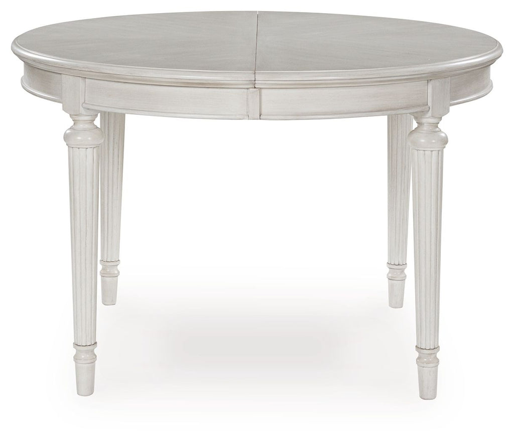 Montelaine - Oval Dining Room Extension Table - Antique White by Unique Piece Furniture